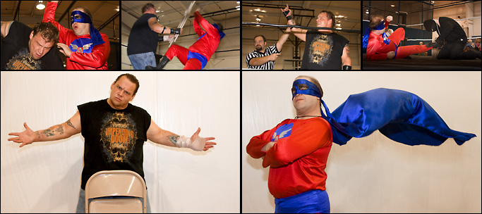 Axl Rotten and Captain Awesome